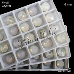 2pz RIVOLI in cristallo white opal
