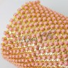 50cm Catena Strass in OTTONE gold/pink opal 3mm