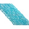 1 FILO di biconi 3mm in cristallo cinese sfaccettato Aquamarine