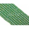 1 Filo di Cipollotti 4mm in cristallo sfaccettato Giada green opal ab