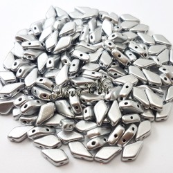 Kite Beads Bronze Aluminum (Matte Metallic Silver)