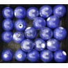 2 pz perle ceramica 16mm Blu Cobalto 