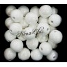 2 pz perle ceramica 12mm Bianco