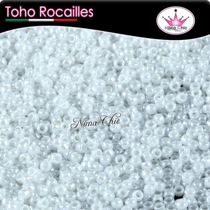 10 gr TOHO ROCAILLES 8/0 opaque lustered white