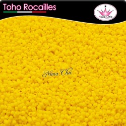 10 gr TOHO ROCAILLES 11/0 Opaque frosted sunshine