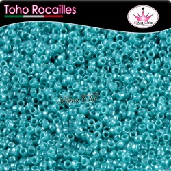 10 gr TOHO ROCAILLES 15/0 Opaque lustered turquoise
