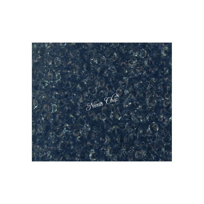 10gr SUPERDUO perline di conteria 2,5x5 mm aquamarine vega