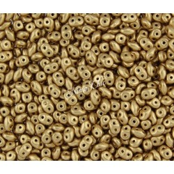 10gr SUPERDUO perline di conteria 2,5x5 mm matte metallic flax