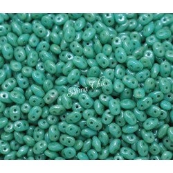 10gr SUPERDUO perline di conteria 2,5x5 mm turquoise