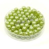 100 pz perle in vetro cerato pvc Verde chiaro 6mm