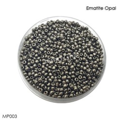 10 gr perline conteria Ematite Opal 2mm